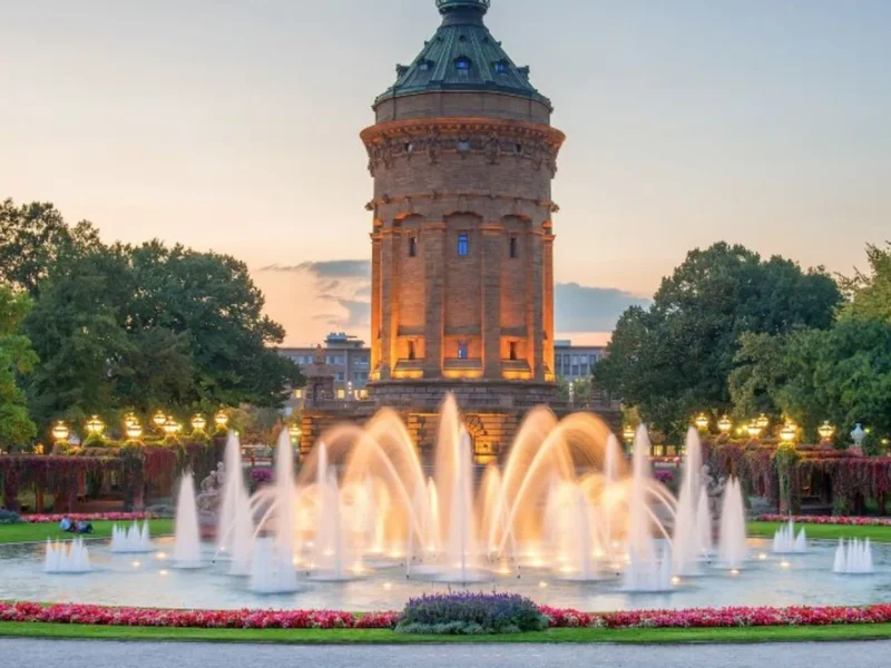 Mannheim city view