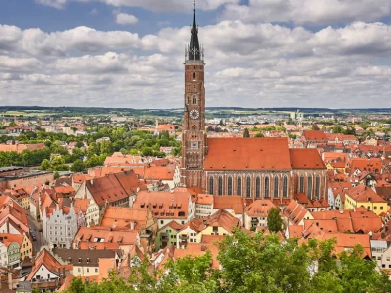 Landshut city view