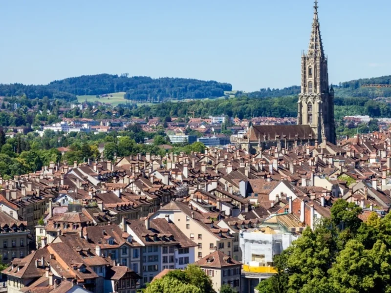 Bern city view