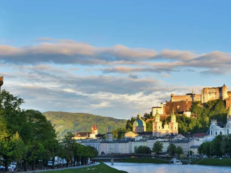 Salzburg city view