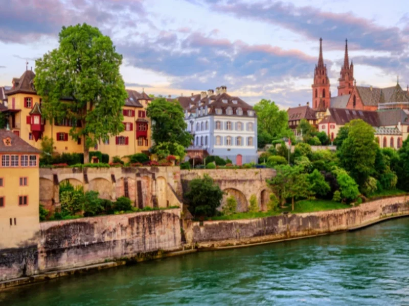 Basel city view