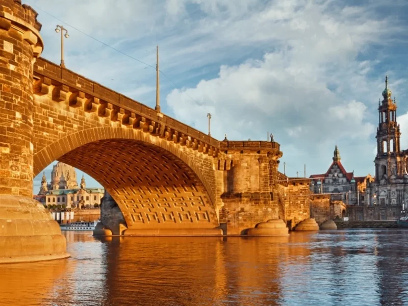Dresden city view