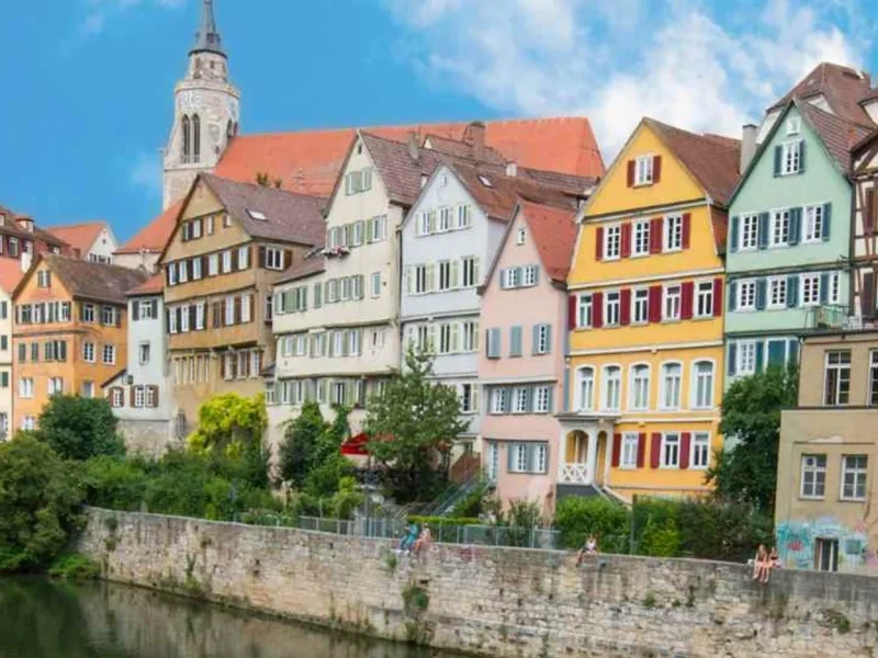 Tübingen city view