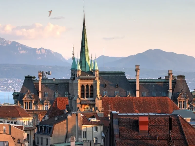Lausanne city view