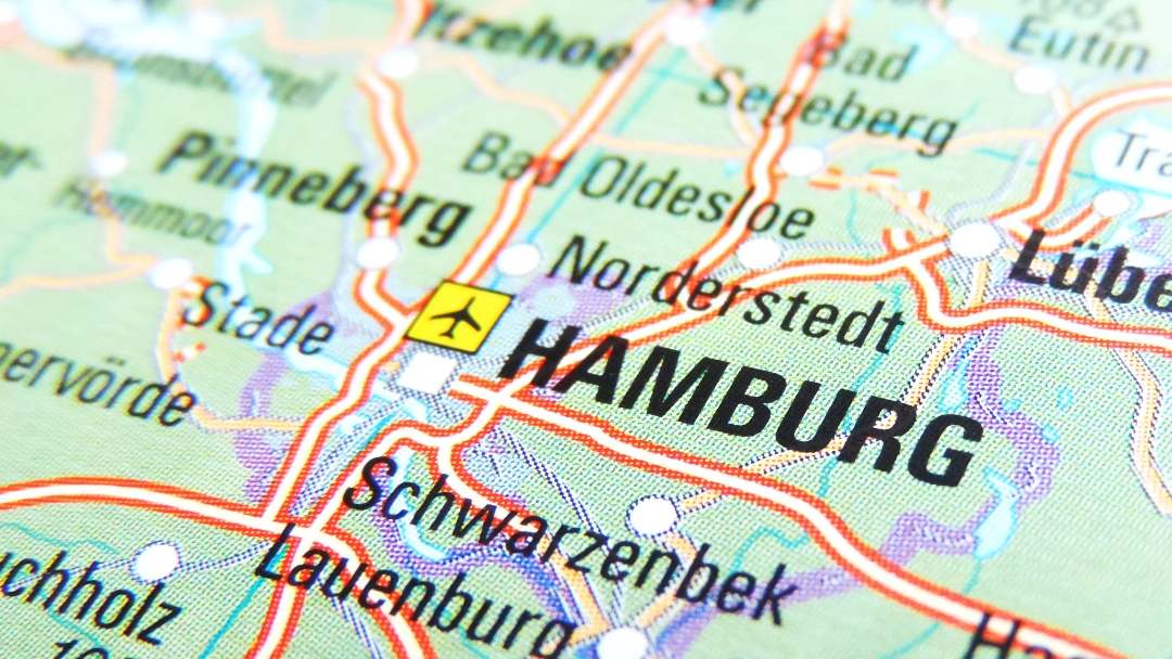 Hamburg Karte Stadt