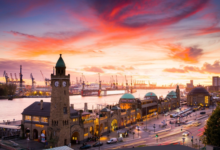 Hamburg City with an Escort