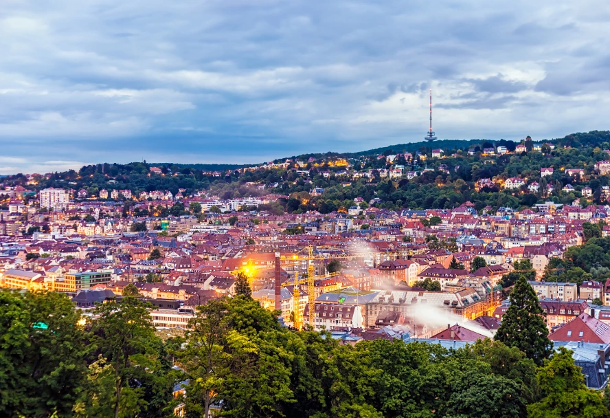 Über den Dächern von Stuttgart