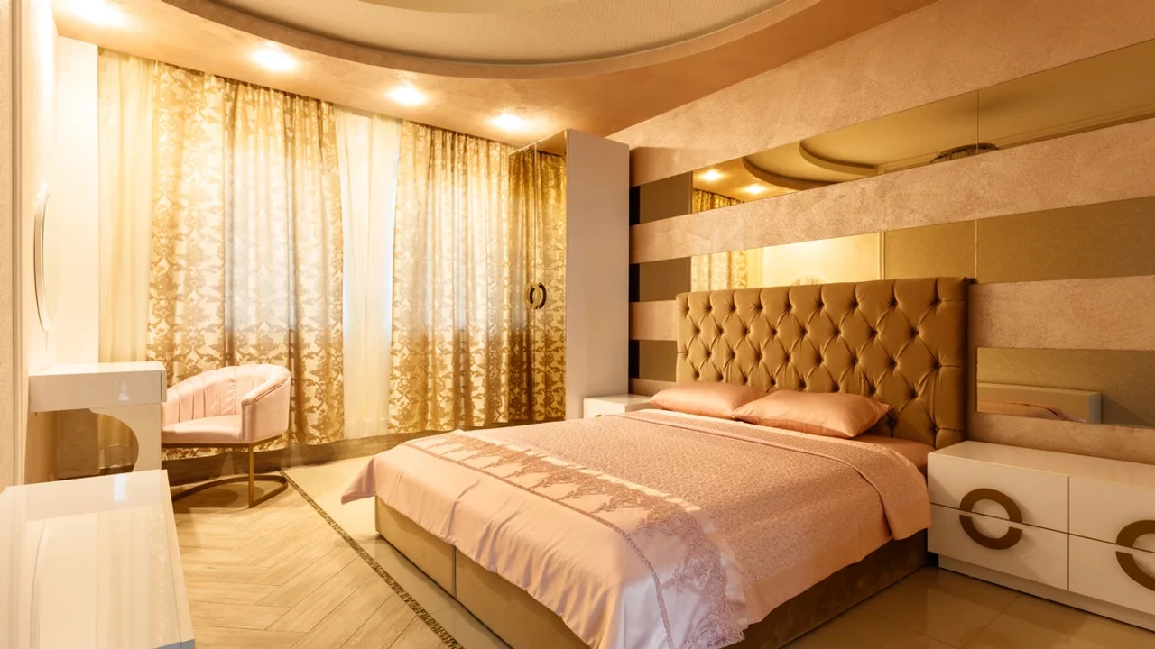 Romantisches Date im Hotelzimmer