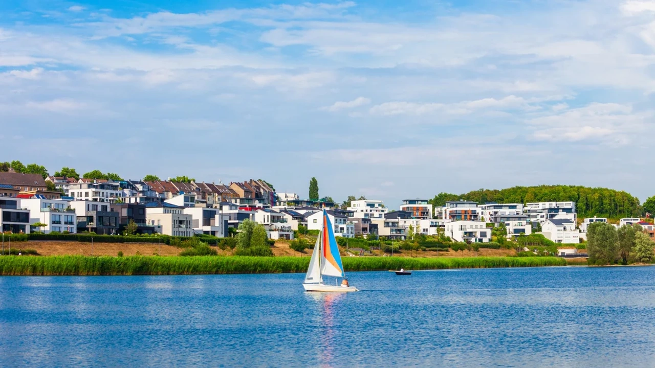 Houses at the sea near Stuttgart